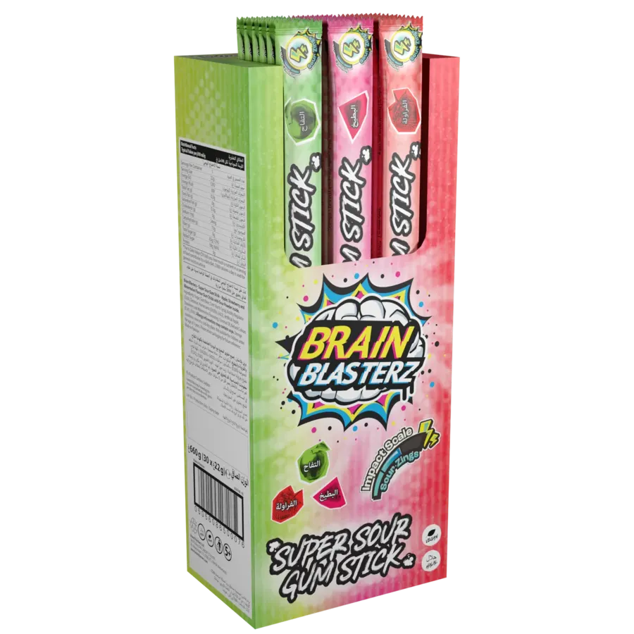 Brain Blasterz Sour Gum Sticks