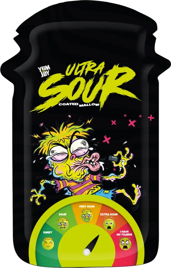 YUM&JOY Ultra Sour Coated Mallow